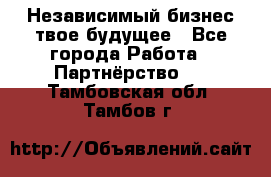 Независимый бизнес-твое будущее - Все города Работа » Партнёрство   . Тамбовская обл.,Тамбов г.